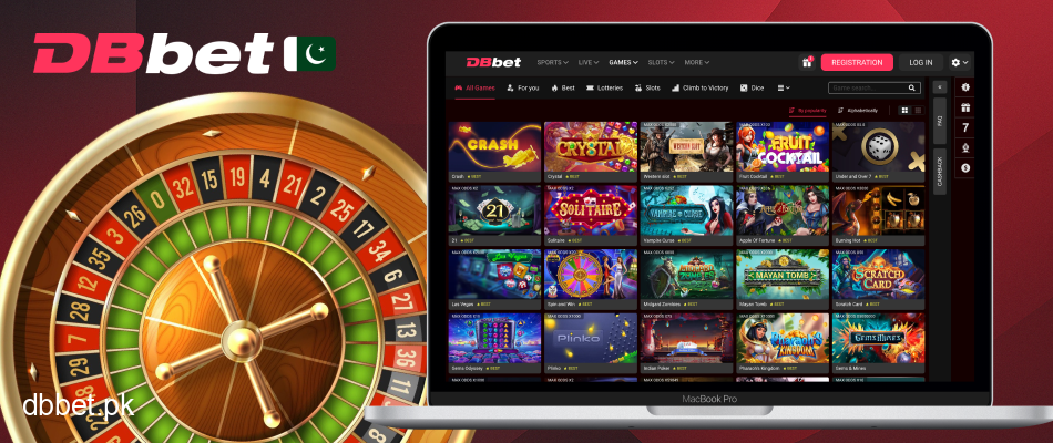 DBbet Casino slots table games quality