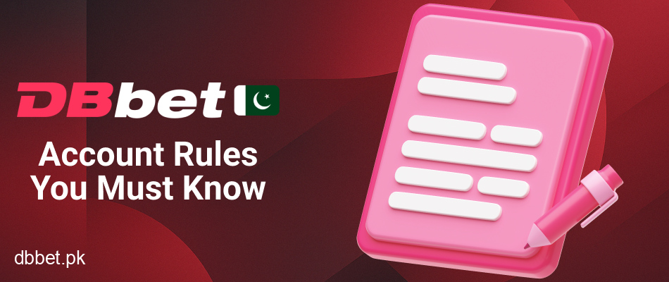 DBbet Essential Account Rules