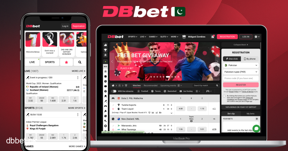 DBbet Site Design and Navigation