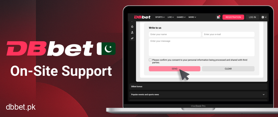 DBbet Website Help & Support
