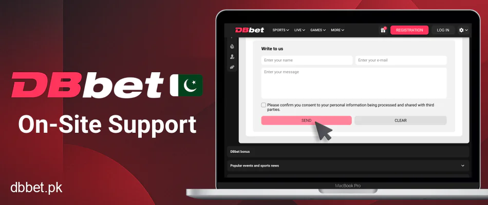 DBbet Website Help & Support