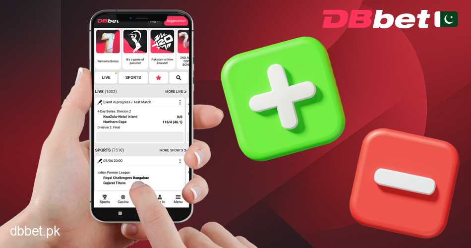 DBbet app pros and cons overview