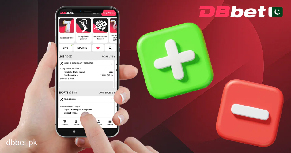 DBbet app pros and cons overview